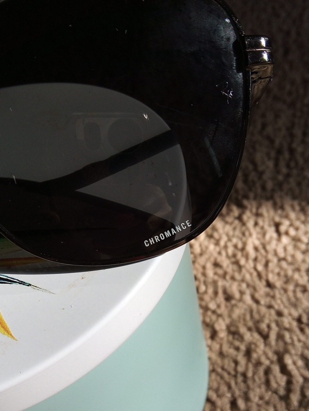 Ray-Ban Aviator Dark Lens Sunglasses - Picture 6 of 11